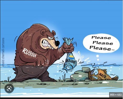 Карикатуры Шарли Эбдо (Charlie Hebdo) против карикатур на противостояние НАТО и России