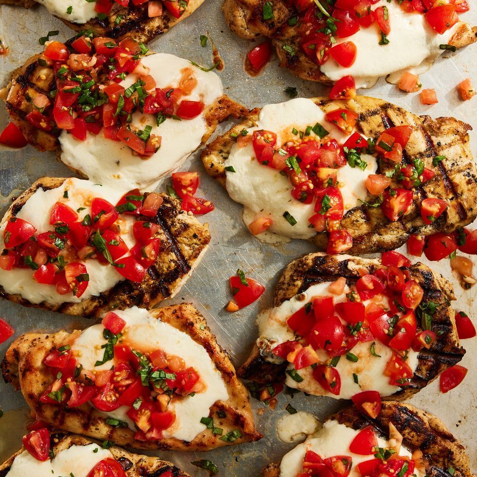 Куриные брускетты.