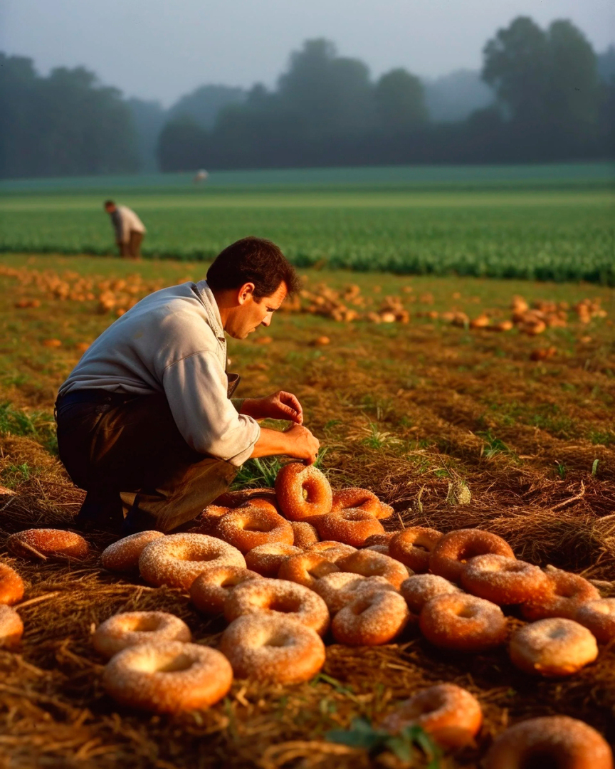 Пончиковые грядки, мармеладные реки и монетные поля - как нейросеть видит источник, откуда человек берет продукты