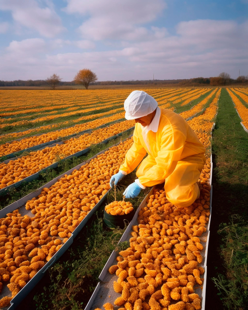 Пончиковые грядки, мармеладные реки и монетные поля - как нейросеть видит источник, откуда человек берет продукты