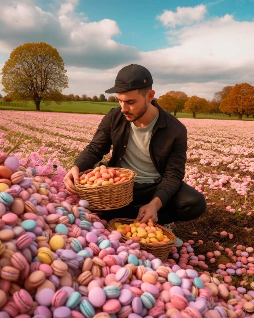 Пончиковые грядки, мармеладные реки и монетные поля - как нейросеть видит источник, откуда человек берет продукты