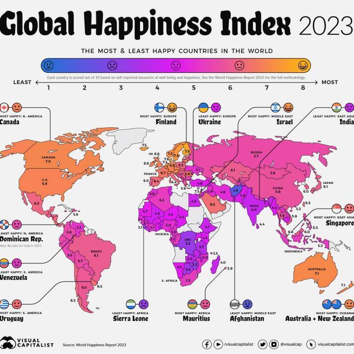 Самые счастливые страны на Земле