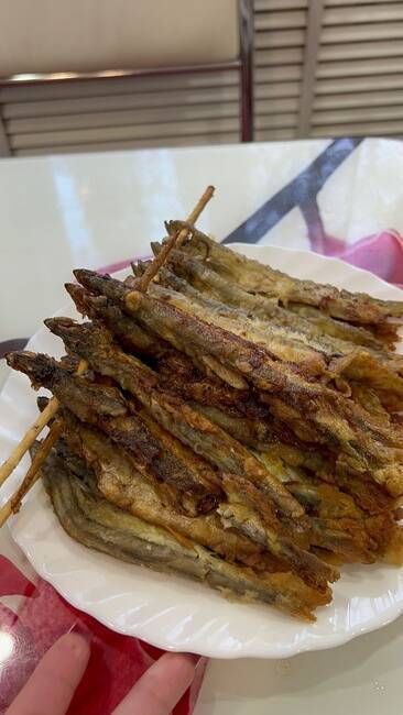 Мойва на шпажках