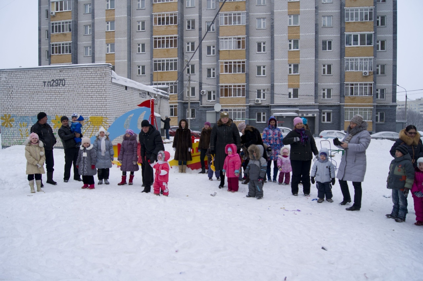 Казань Ноксинский Спуск Дед Мороз 2013г 10 лет назад