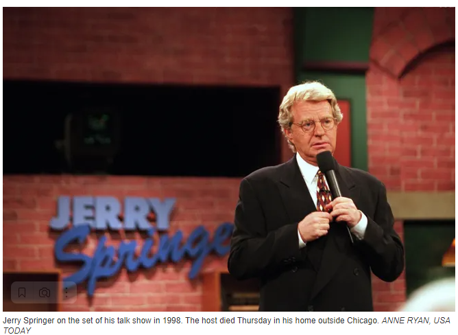 Скандальный ведущий дневного ток-шоу Джерри Спрингер, умер в 79 лет от рака поджелудочной железы.