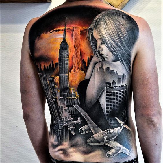 Различные типы стилей и рисунков татуировки.