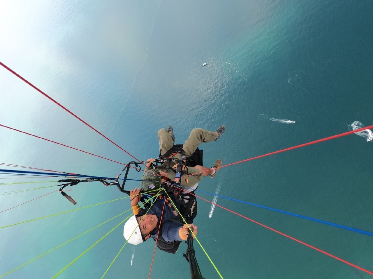 Полет на параплане в Абхазии