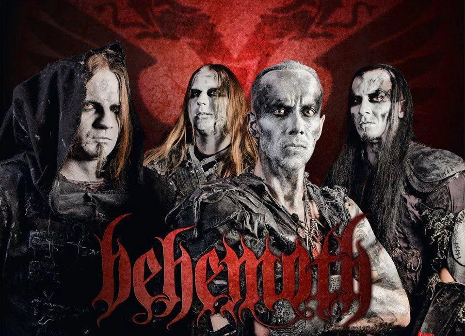 Metal band. Метал группа Бегемот. Black Metal группы Behemoth. Behemoth Band 2022. Басист Behemoth.