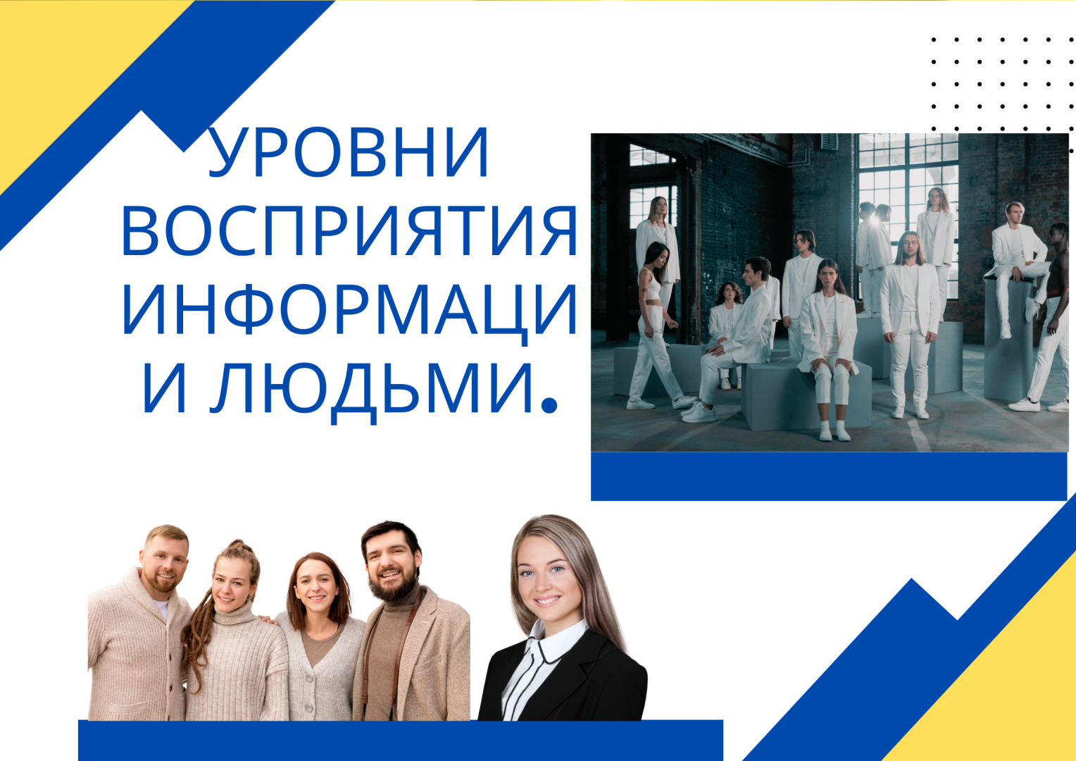 Уровни восприятия информации людьми.