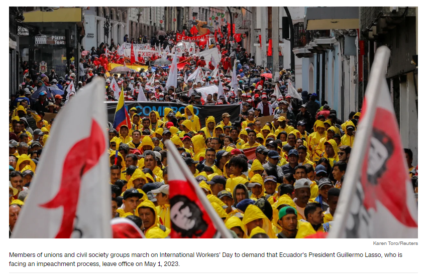 Эквадор в беде, и его президент может поплатиться за это