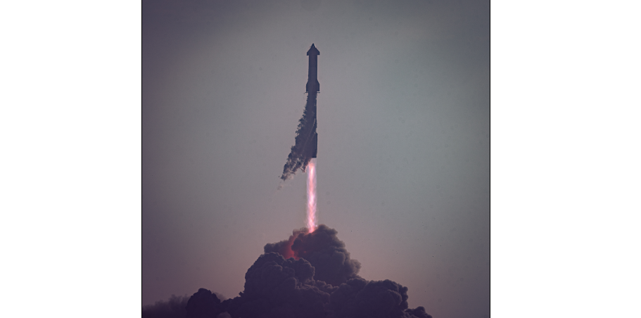 Проблема с двигателем привела к краху первого сверхтяжелого корабля SpaceX