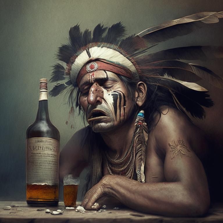 ИИ рисует. Подборка рисунков на тему - пьяные разных стран мира