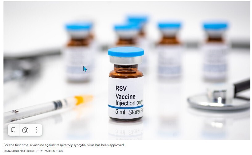 FDA одобрило первую в истории вакцину против RSV
