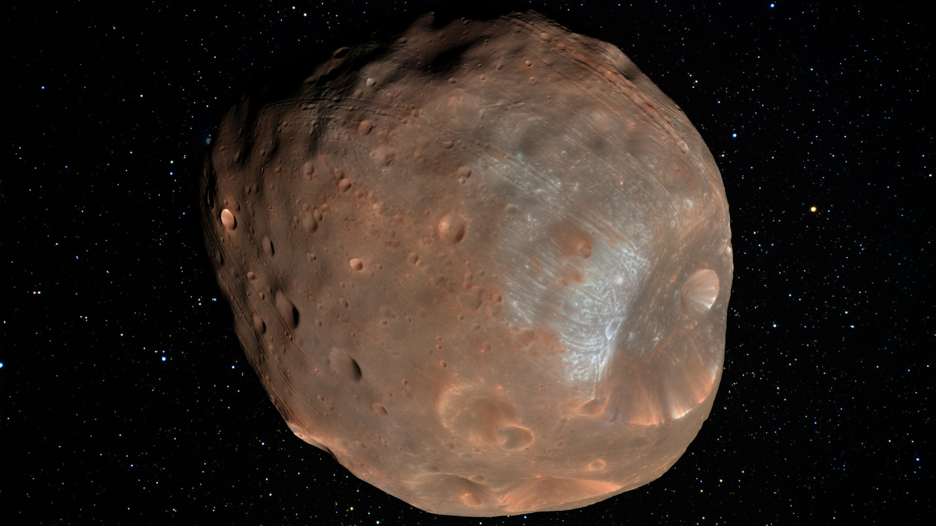 Таинственный спутник Марса - Фобос.