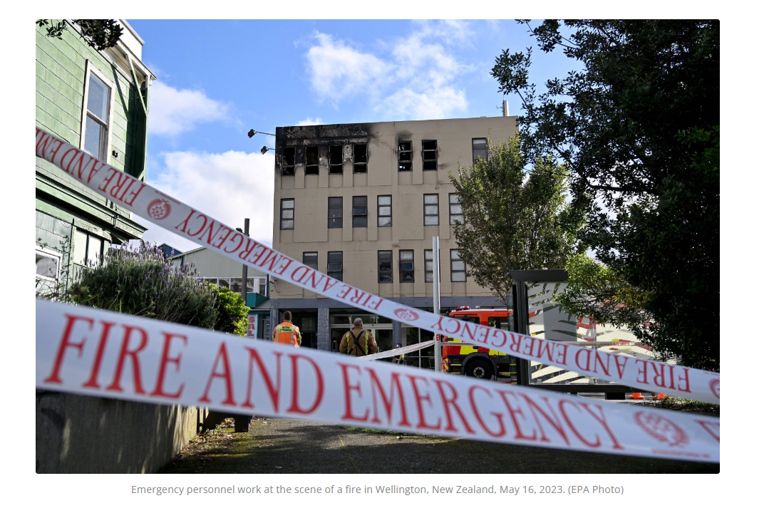 Пожар в хостеле в новозеландском Веллингтоне унес жизни шести человек, еще 11 пропали без вести