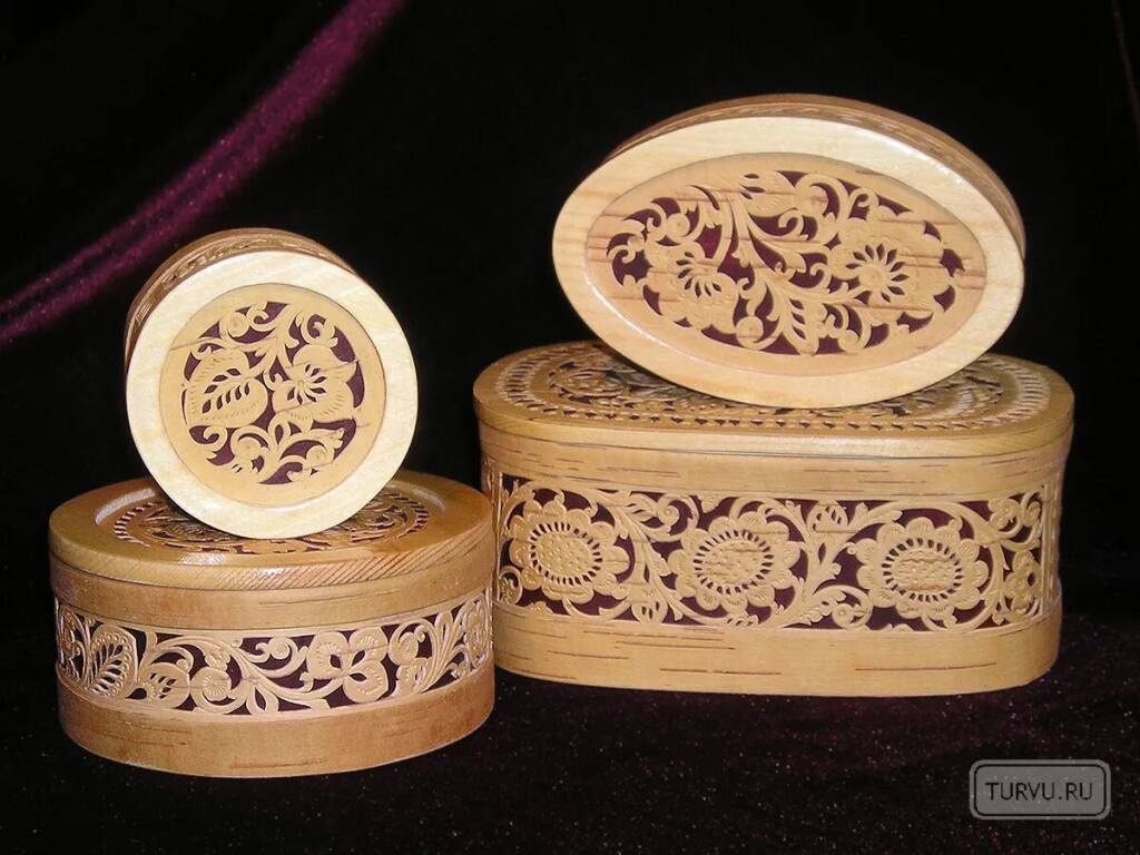 Резьба по бересте.