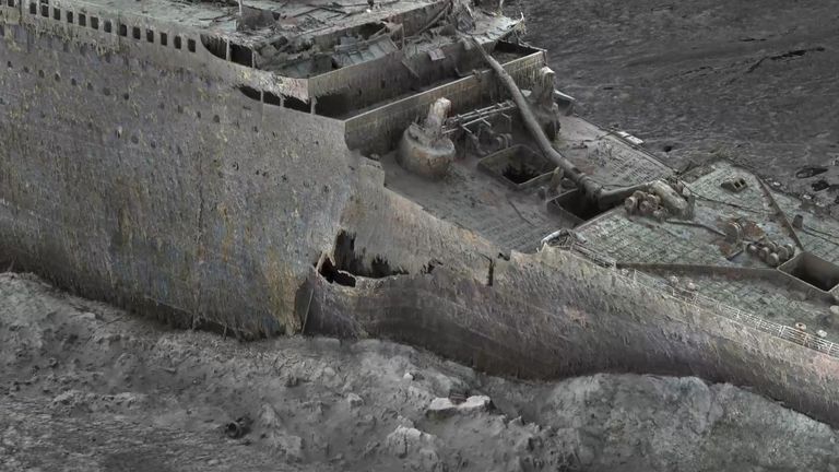 Удивительное» цифровое сканирование «Титаника» показывает крушение, которого никогда раньше не видели