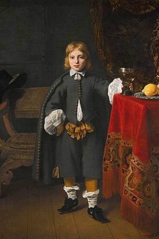 Картина 400-летней давности приводит в недоумение посетителей, утверждающих, что предмет моды доказывает возможность перемещения во времени