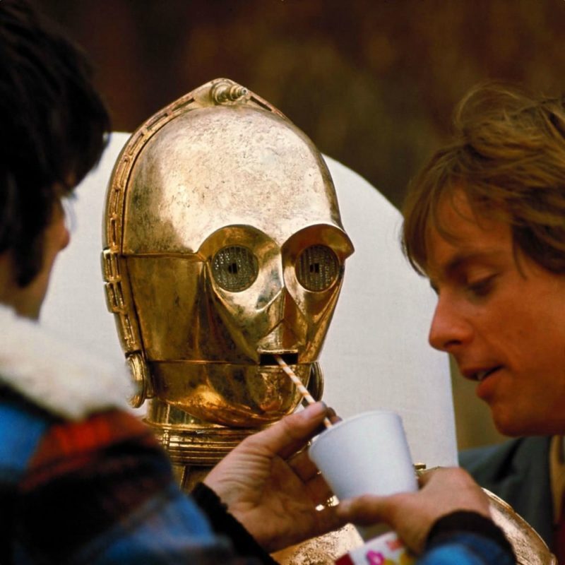 20 крутых фотографий, сделанных во время съемок «Звездных войн»