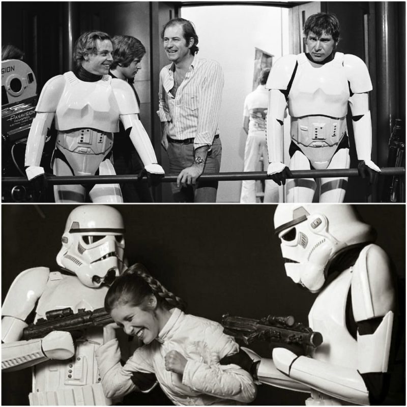 20 крутых фотографий, сделанных во время съемок «Звездных войн»