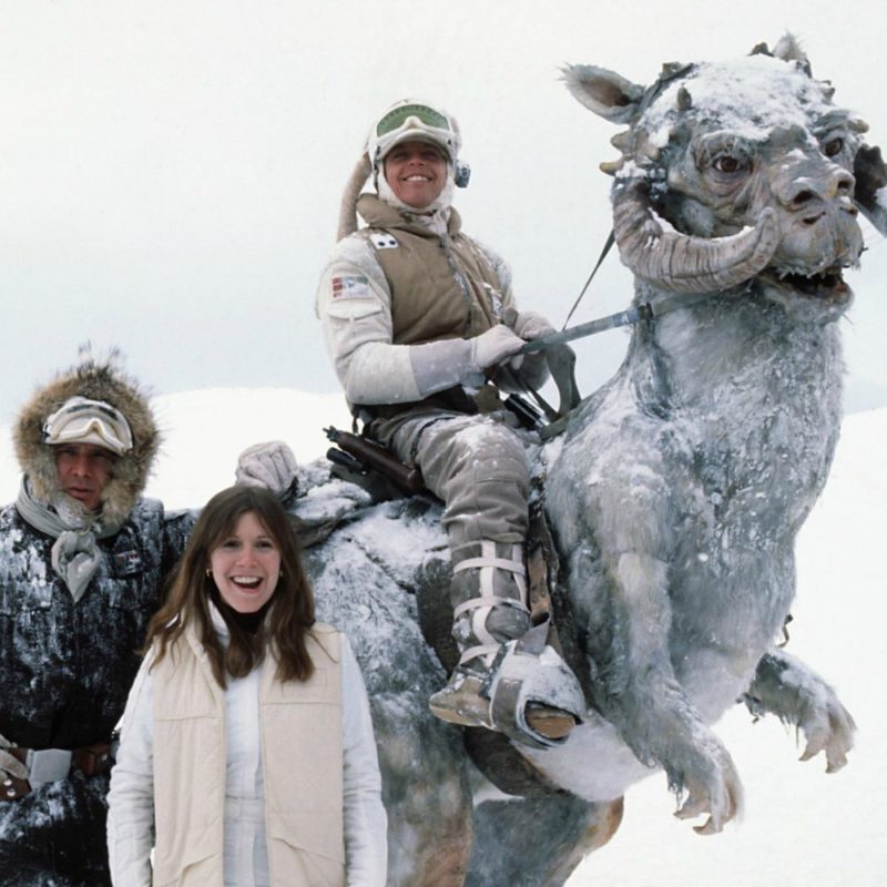 20 крутых фотографий, сделанных во время съемок «Звездных войн»