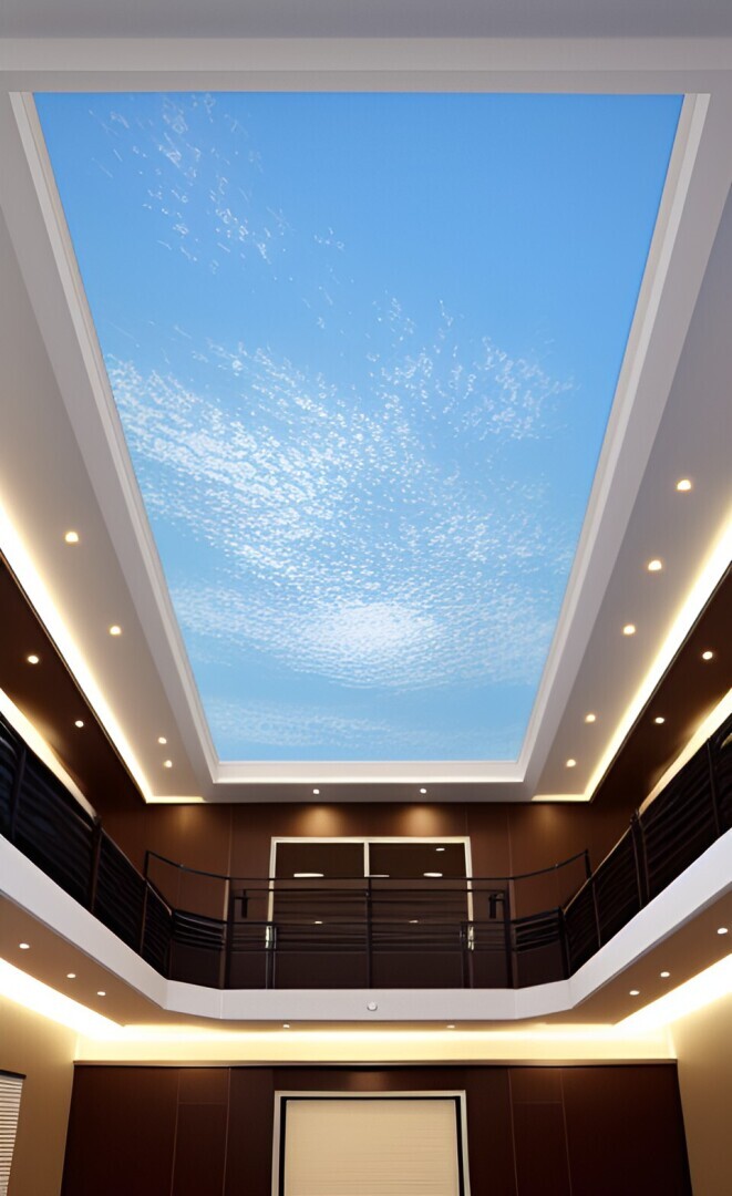 Применение акриловых потолков