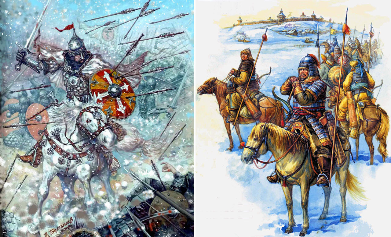 1238 река сить. Битва на реке Сити Батый. Битва с татаро монголами.
