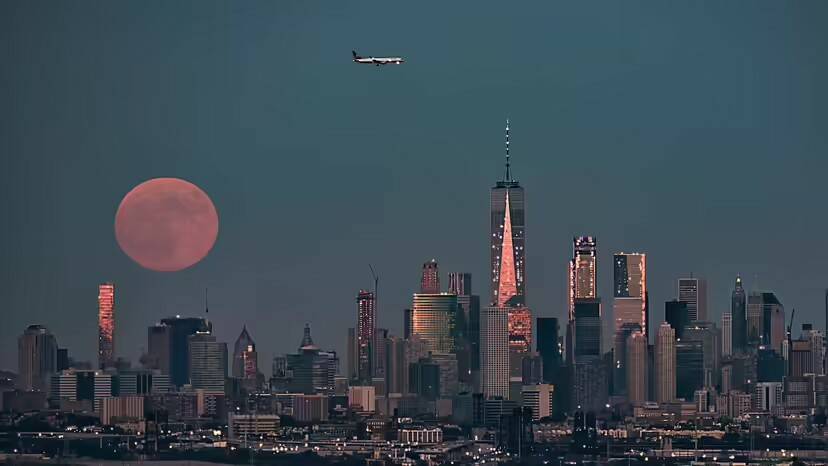 Июньское полнолуние - Клубничная Луна