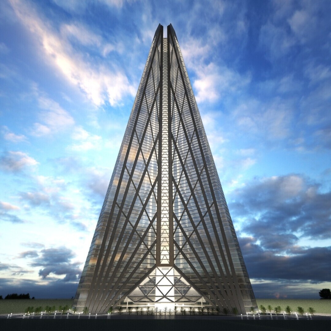 Москва Сити Башня Россия Небоскрёб Не Работает 612м