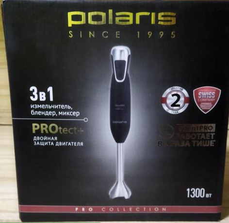 Погружной блендер Polaris PHB 1384 Silent
