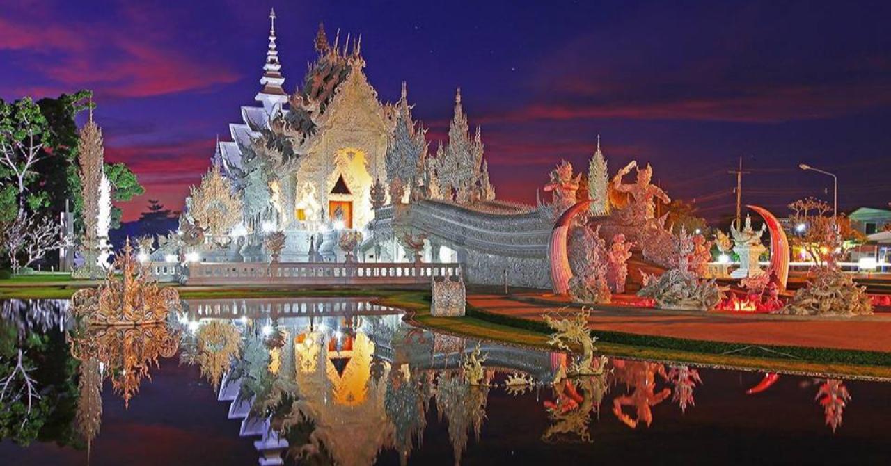 Исследуйте потрясающую красоту Белого храма на севере Таиланда!