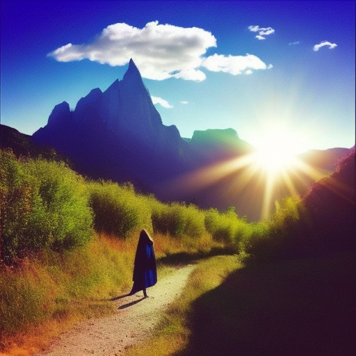 Стихотворние: "Вера в себя - как солнце за горой"