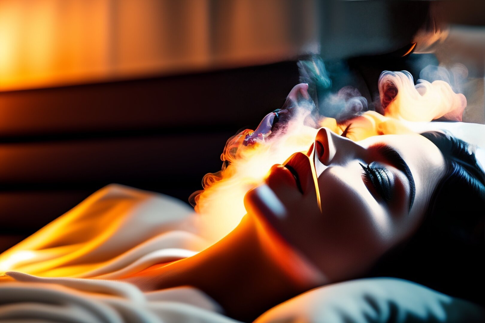 У них тоже горит.