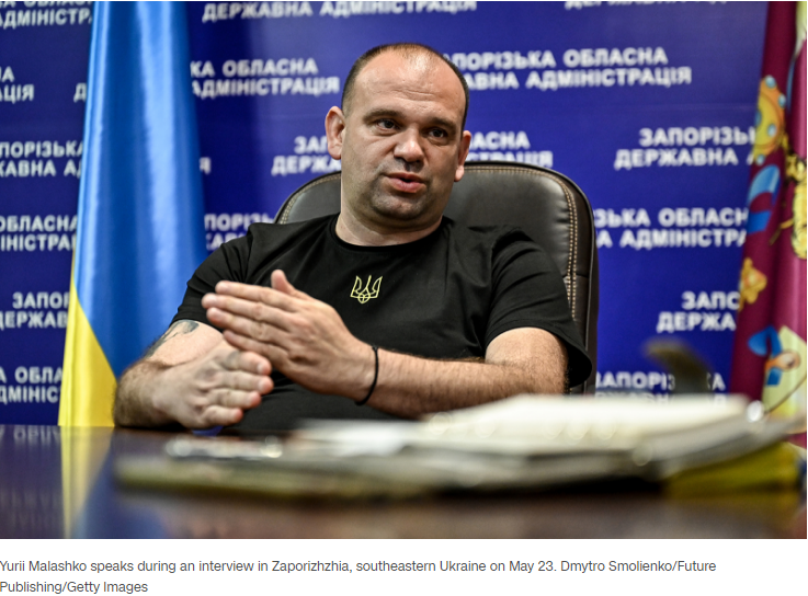 Российский обстрел повреждает здания в Запорожье, говорит украинский чиновник