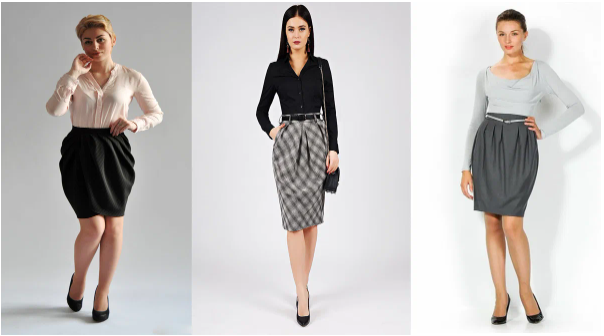 Как носить обувь с юбками разных фасонов.