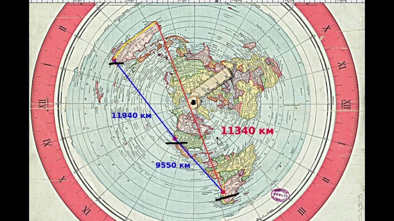 Почему на шарообразной Земле нет прямых рейсов из Сантьяго в Перт?