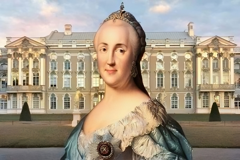 Старый матерщинник и Екатерина Вторая.