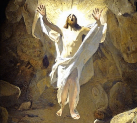 Апостол Пётр отрёкся от Христа и снова уверовал после его воскрешения