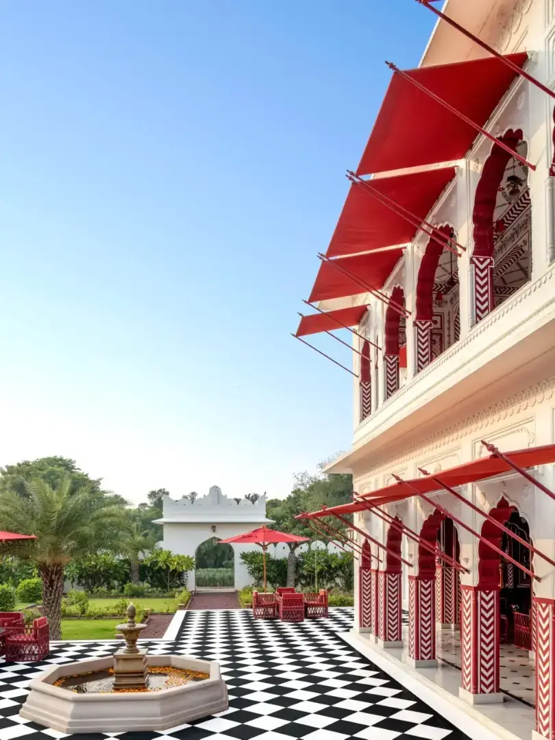 Бутик-отель в Индии, как жемчуг, утопающий в красном вине!