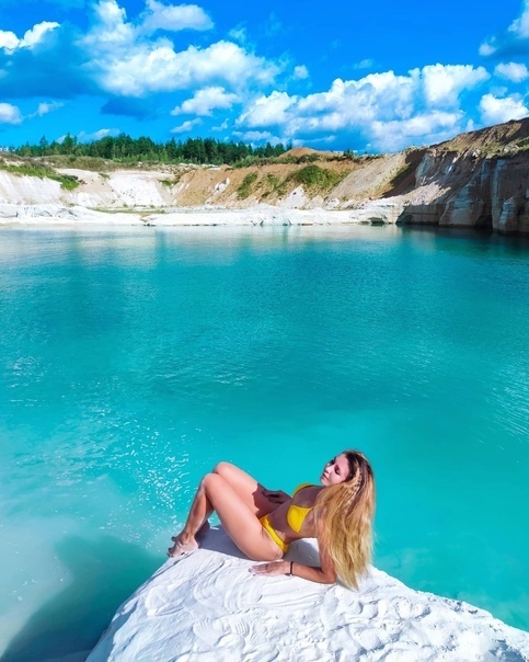 Почти как на Мальдивах. Шалово-Перечицкий карьер не далеко от Санкт-Петербурга.