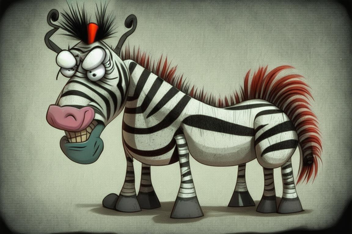 Домашняя зебра откусила руку мужчине