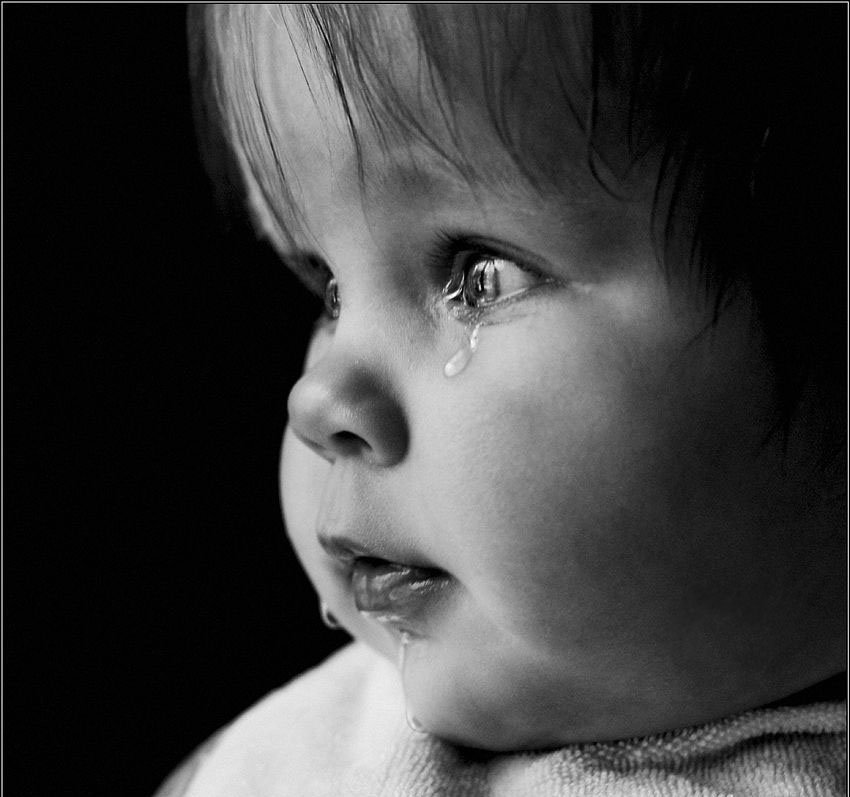 Почему громко плачут человеческие дети а у животных нет?