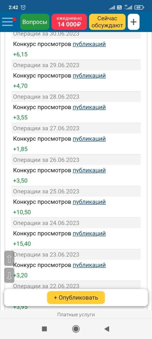 Сайт скатился в....