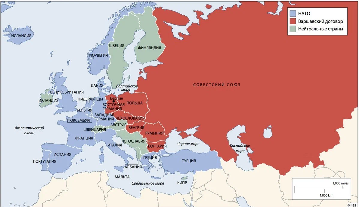 Страны европы 2023. Карта НАТО И Варшавского договора. Варшавский договор карта.