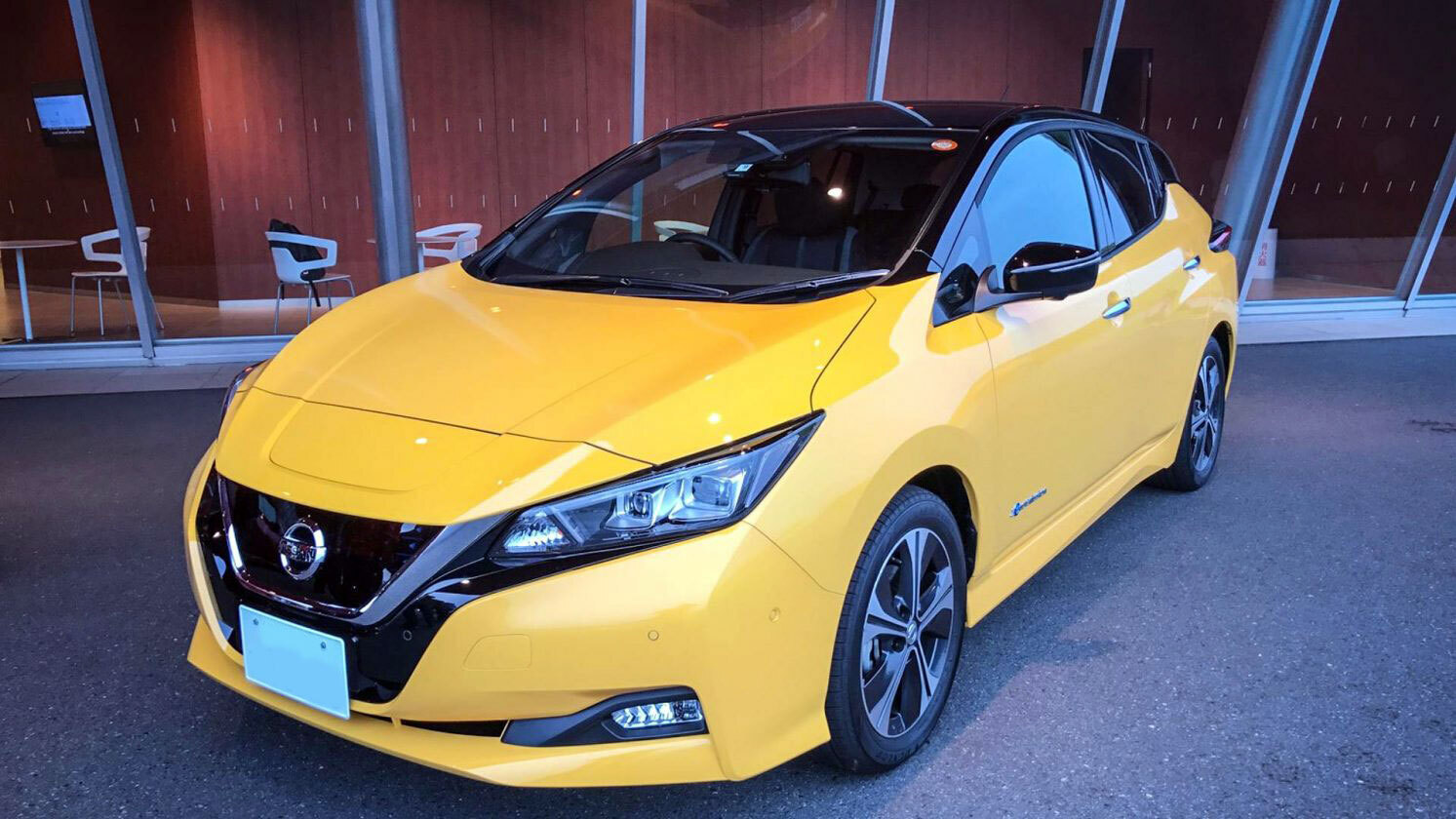 Свое лицо электромобилей Nissan Leaf.