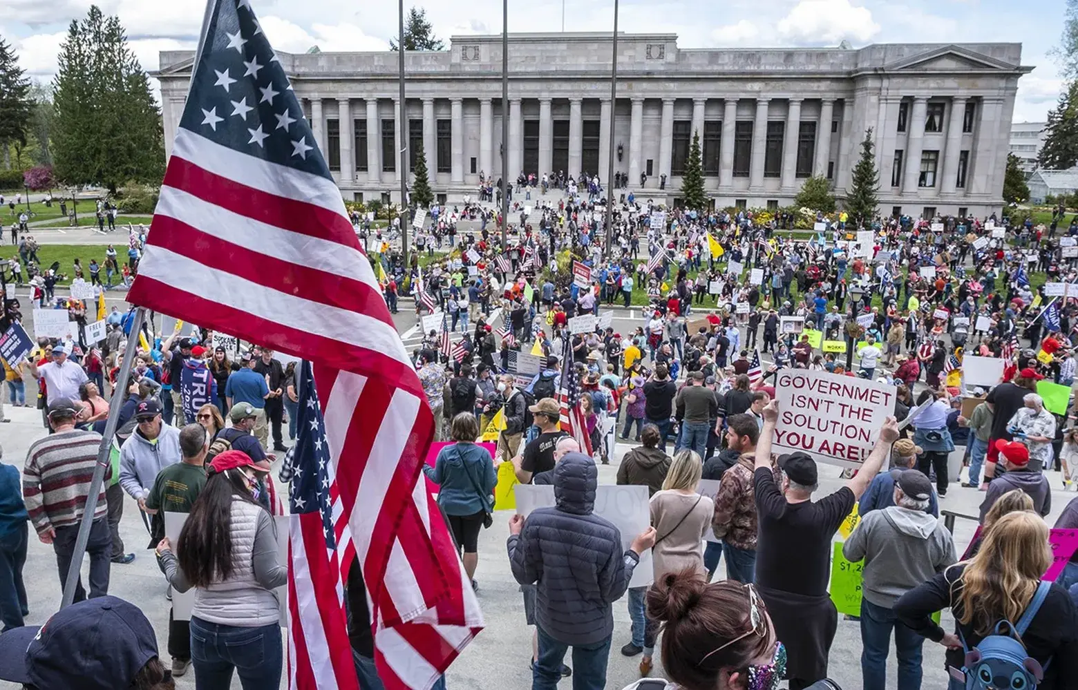 митинг в сша