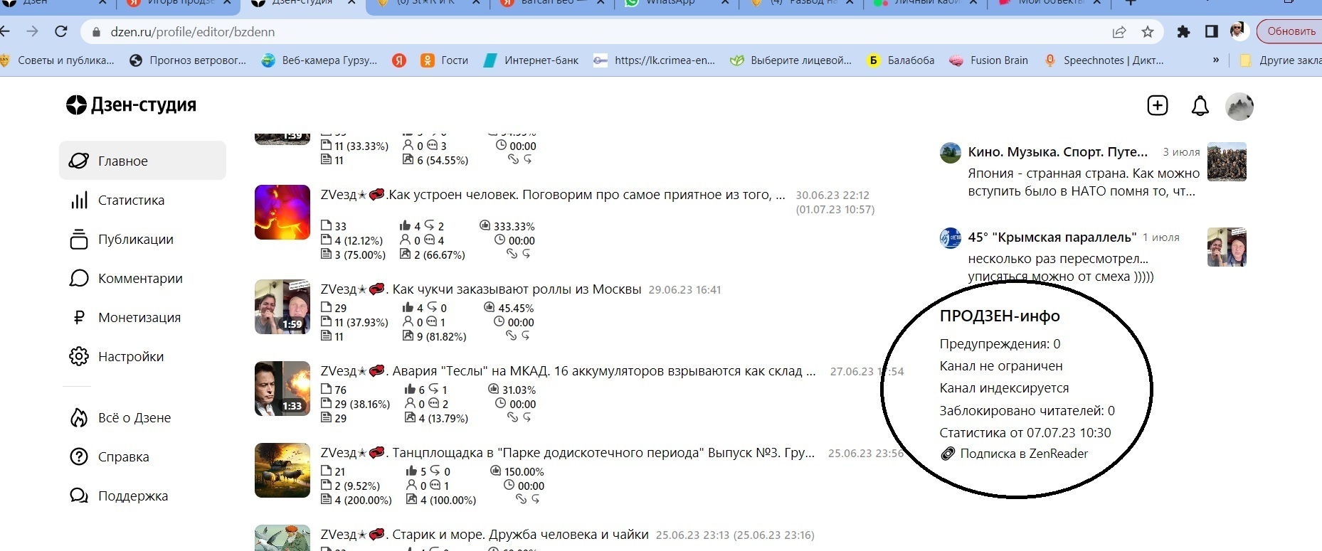 St✭R и К° ⤵️ Открыли канал на ДЗЕНЕ? Некоторые советы для начинающих, и не только. Делюсь опытом №2
