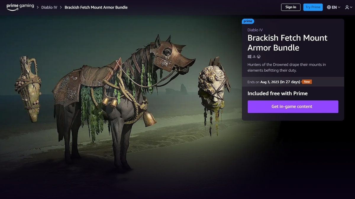 Как получить набор брони для крепления в Diablo 4