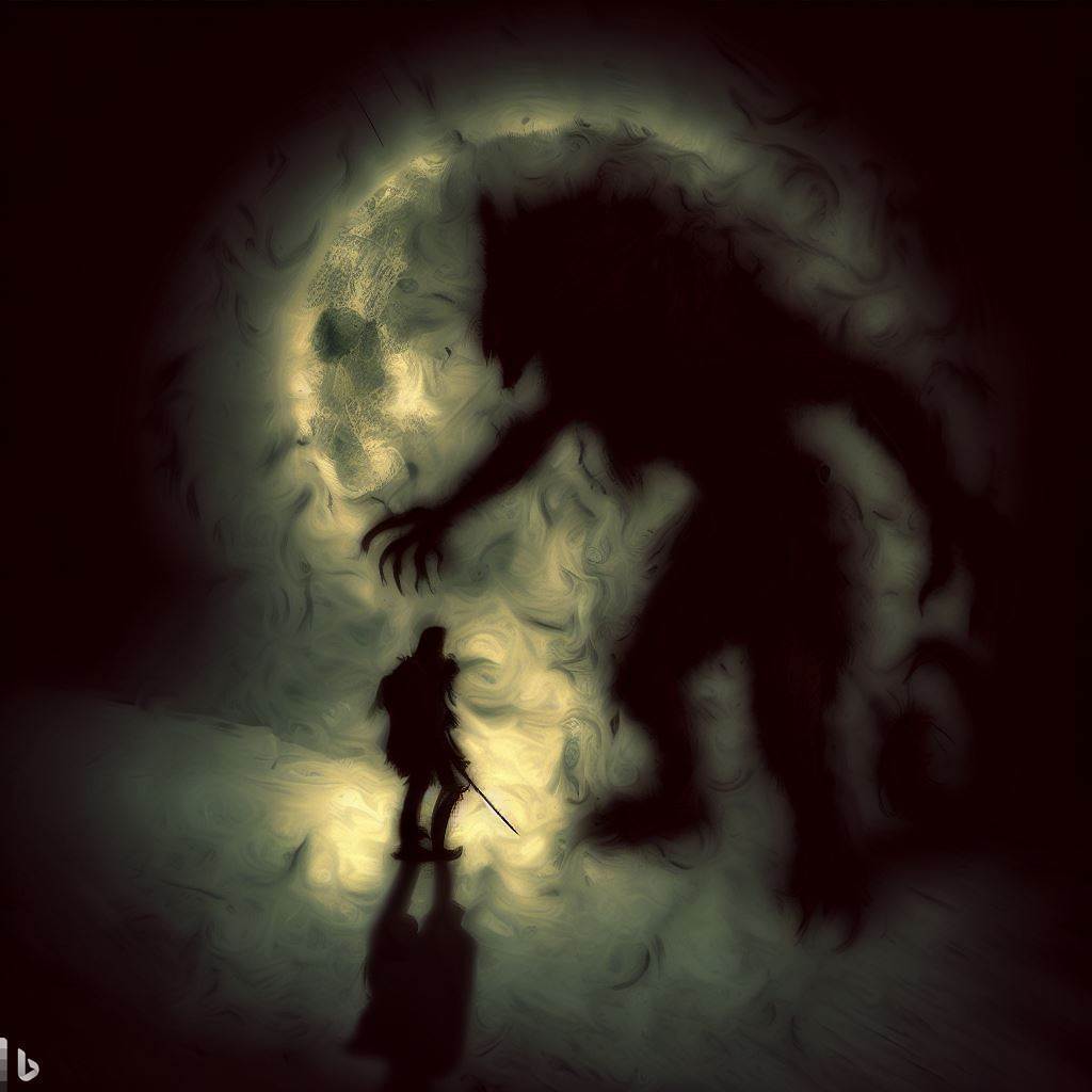 "Проклятие лунной тени. Легенда об Охотнике и Оборотне"