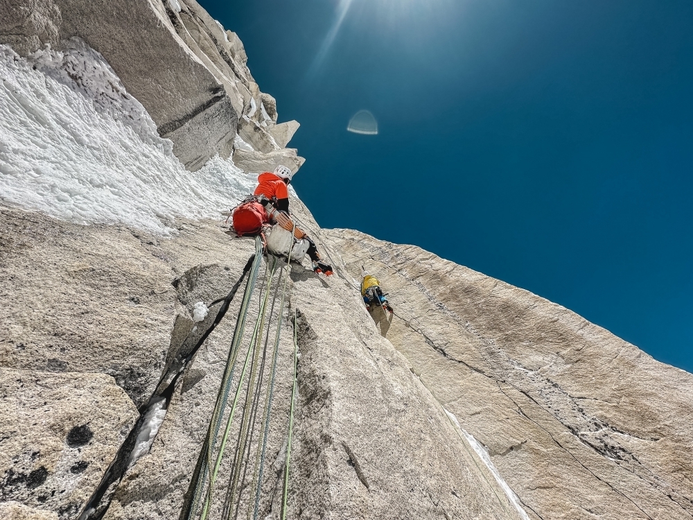 Новый маршрут на Меру в Индийских Гималаях.